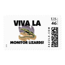 Viva La Monitor Lizards postage