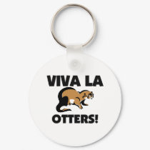 Viva La Otters keychains by AnimalShirts Viva La Otters keychains