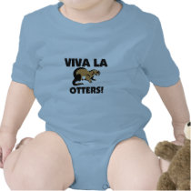 Viva La Otters t-shirts by AnimalShirts Viva La Otters t-shirts