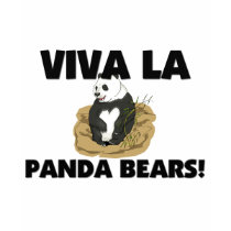 Viva La Panda Bears t-shirts by AnimalShirts Viva La Panda Bears t-shirts