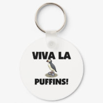 Viva La Puffins keychains