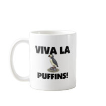 Viva La Puffins mugs