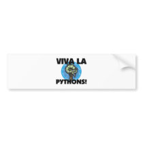 Viva La Pythons bumper stickers