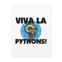 Viva La Pythons postcards