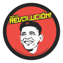Viva La Revolucion! Round Sticker by stoddard06 Viva La Revolucion! Round Sticker