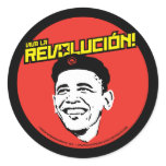 Viva La Revolucion! Round Sticker