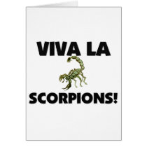 Viva La Scorpions cards by AnimalShirts Viva La Scorpions cards