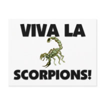 Viva La Scorpions postcards by AnimalShirts Viva La Scorpions postcards