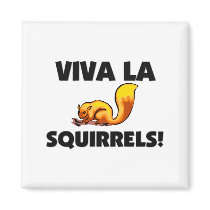 Viva La Squirrels magnets
