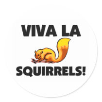 Viva La Squirrels Sticker