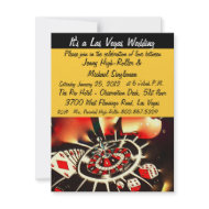 Viva Las Vegas Wedding invitation