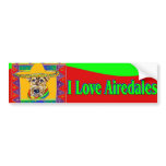 Viva Mexico Airedale Bumper Stickers