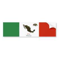 Viva Mexico bumper sticker bumper stickers