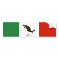 Viva Mexico bumper sticker bumper stickers