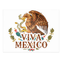 Viva Mexico Postcard