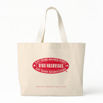 VIVA! NASHVEGAS eat more rhinestones TM Oval Logo bags