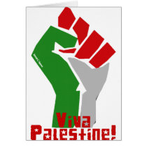 Viva Palestine Greeting Cards