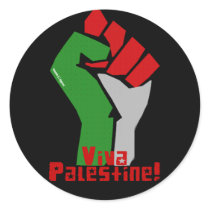 Viva Palestine Round Sticker