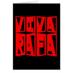 VIVA RAFA Red and Black cards