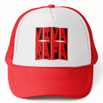 VIVA RAFA Red and Black Trucker Hats