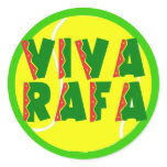 VIVA RAFA with Tennis Ball stickers