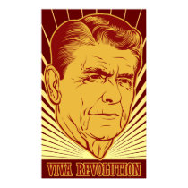 Viva Revolution Reagan Poster posters