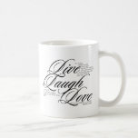 Vive el amor de la risa con escritura tazas