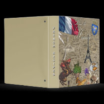 Vive la France (customizable) binders