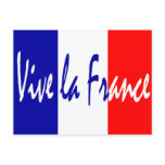 Vive La France French Flag Francophile's Postcard