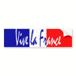 Vive La France - French Patriot's Bumper Sticker bumper stickers