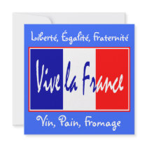 Vive la France Invitation to a French Event
