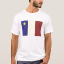 vive l'acadie! t-shirts