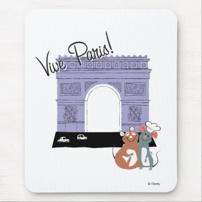 Vive Paris! Arc De Triomphe Disney mousepads