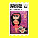 Vivi - The Candy Gal postage