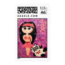 Vivi - The Candy Gal postage