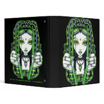 "Vivian" Cybergoth Dark Industrial Fae Binder
