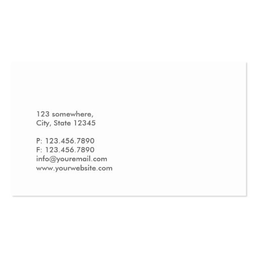 Vivid Colorful Clouds Math Tutor Business Card (back side)