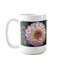 Vivid Lavender Creme Dahlia mugs