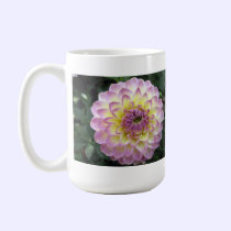 Vivid Lavender Creme Dahlia mugs
