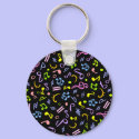 vivid notes keychains