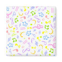 vivid notes_white magnets by VioDeSign vivid notes_white magnets