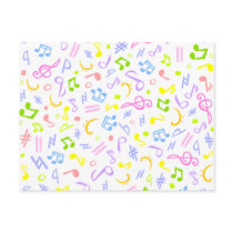 vivid notes_white postcards