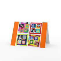 Vivid Origami Art Greeting Cards