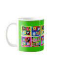 Vivid Origami Art Mug by babybunnyusa Vivid Origami Art Mug