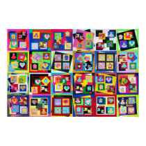 Vivid Origami Art Original Size 20"x30" Poster posters