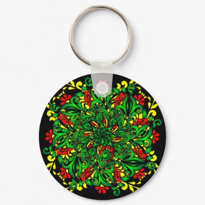vivid pattern key chain by VioDeSign