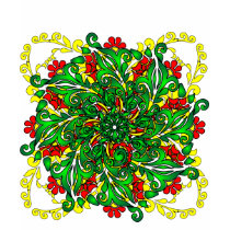 vivid pattern t-shirts