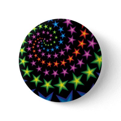 vivid star spirals button by VioDeSign