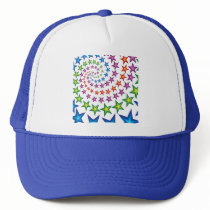 vivid star spirals hats
