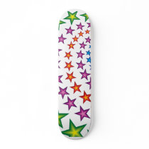 vivid stars_1 on wood skateboards by VioDeSign vivid stars_1 on wood skateboards
